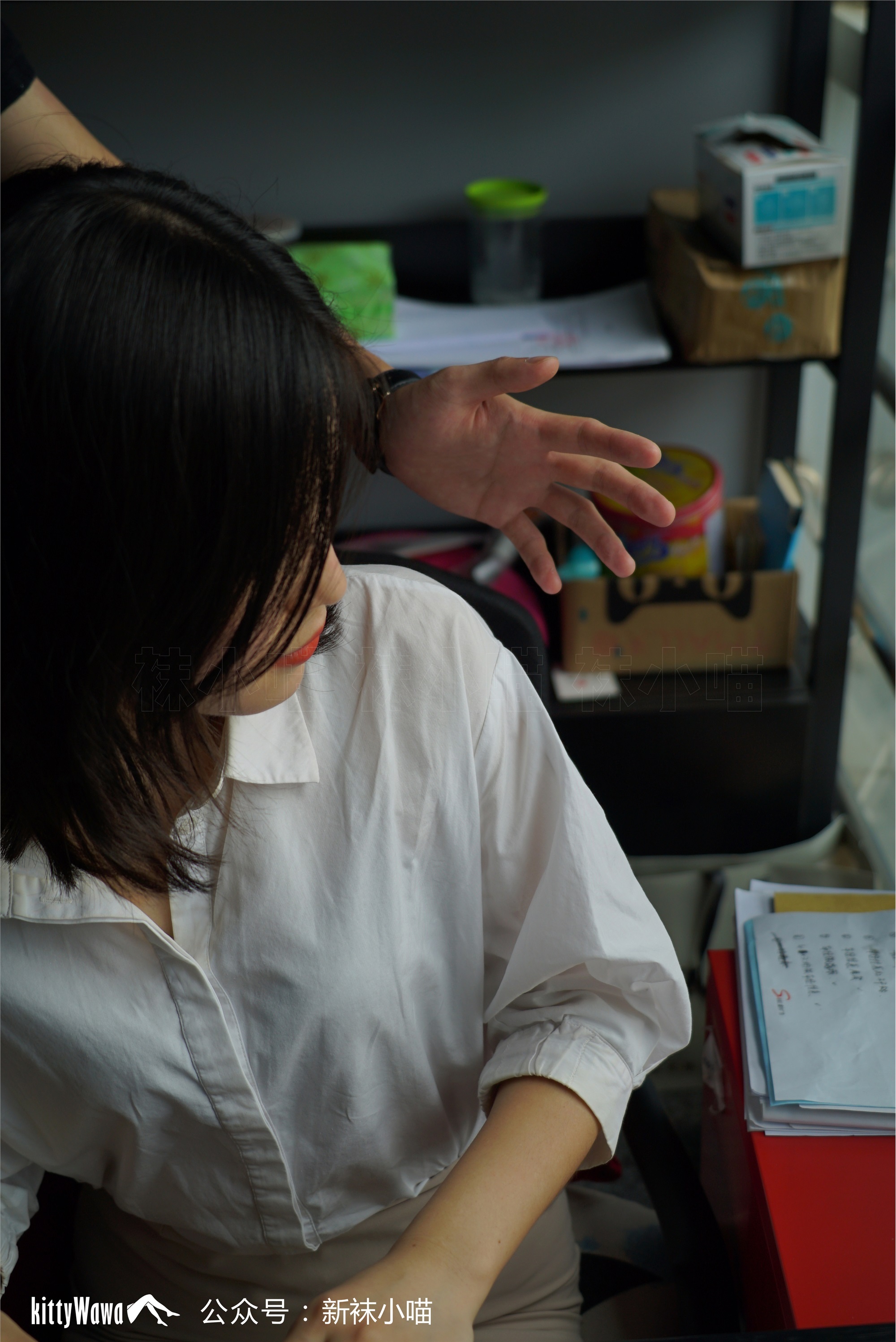 kittyWawa袜小喵故事集  KTS014 加班